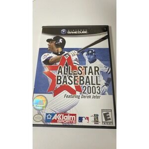 All-Star Baseball 2003 (GameCube) Video‎ Game- CIB COMPLETE